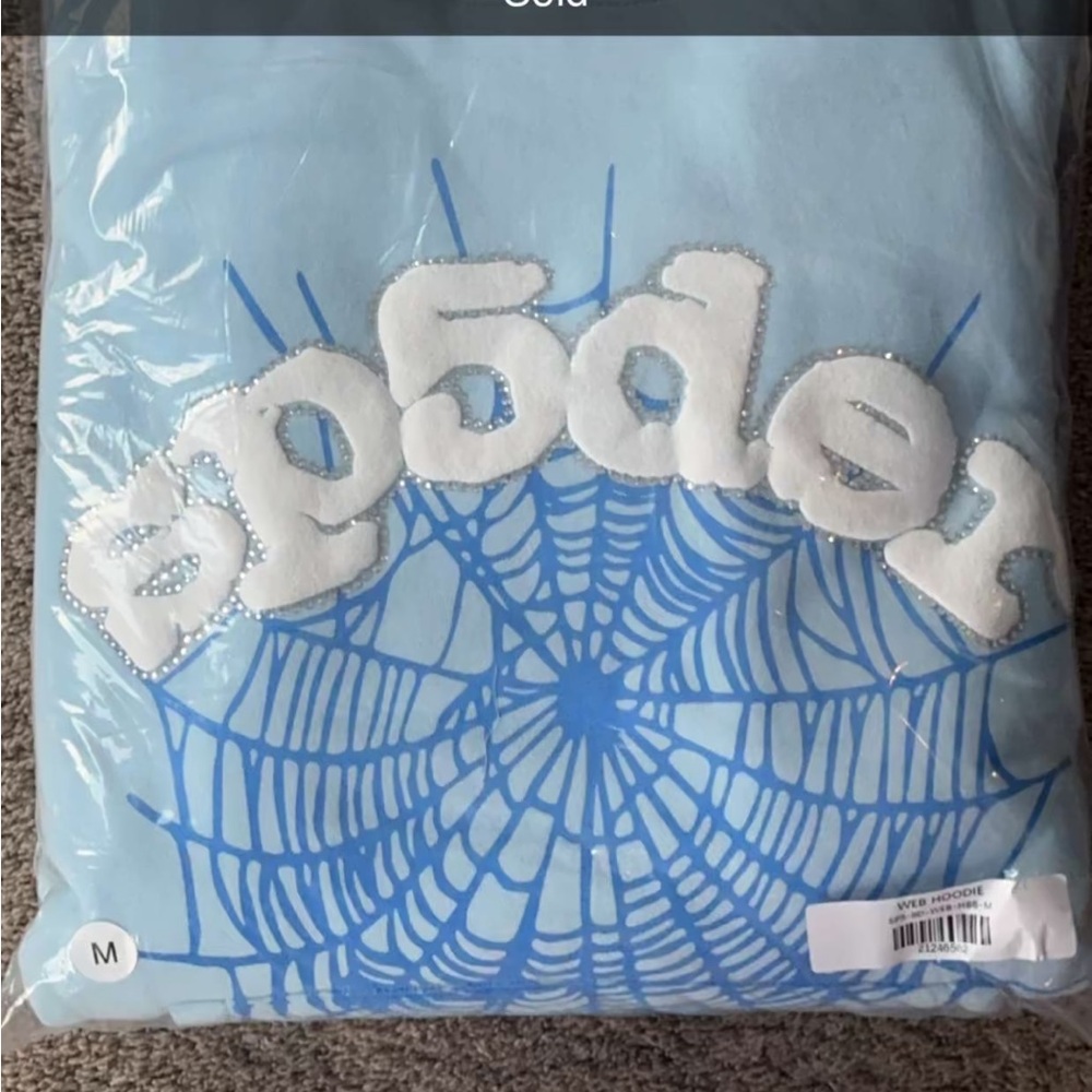 Blue s5der hoodie 100% cotton (Unused)